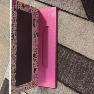 Pink Glitter Chalkboard Stand